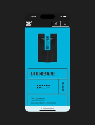 Product detail page header mobile
